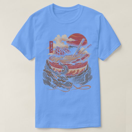 ドラゴンラーメン Tシャツ (デザイン正面)