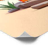 ドラゴンリトルディノ | フォトビッグナンバー1回目の誕生日 ポスター (角)