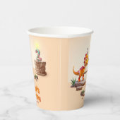 ドラゴンリトルディノ | 2回目の誕生日フォトビッグナンバー 紙コップ (右)