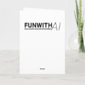 ドラゴンリフレクション誕生日 カード (裏面)