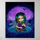 ドラゴンリングガーデン2ファンタジードラゴンフェアリーアートプリント ポスター (正面)