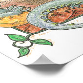 ドラゴンリーダープリント ポスター (角)