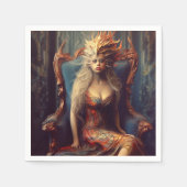 ドラゴンレディ スタンダードカクテルナプキン (正面)