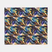 ドラゴンレルム1 フリースブランケット (正面(横))