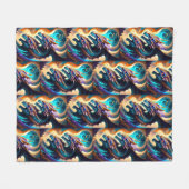 ドラゴンレルム3 フリースブランケット (正面(横))