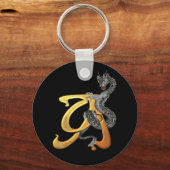 ドラゴンロアイニシャルA キーホルダー (正面)