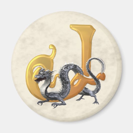 ドラゴンロアイニシャルJ マグネット (正面)