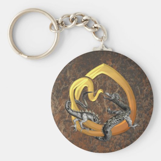 ドラゴンロアイニシャルO キーホルダー (正面)