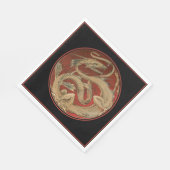 ドラゴンロア – アールヌーボー スタンダードランチョンナプキン (角)