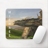 ドラゴンワイバーンパーソナライズされた マウスパッド (マウス)