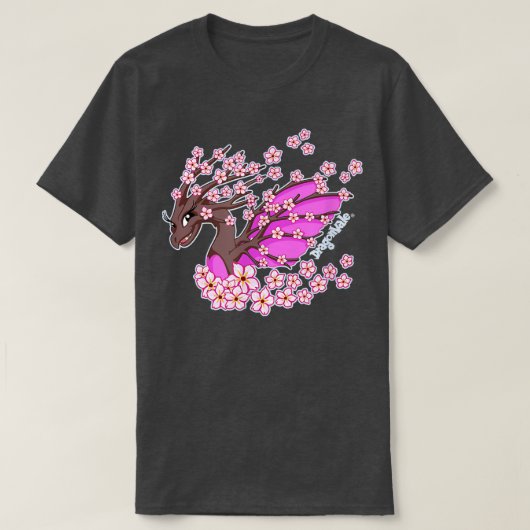 ドラゴンヴェール桜ドラゴン Tシャツ (デザイン正面)
