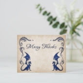 ドラゴン中世ファンタジー結婚ズ サンキューカード (スタンド正面)