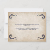 ドラゴン中世ファンタジー結婚ズ サンキューカード (裏面)