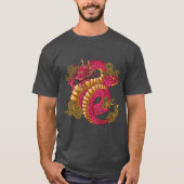 ドラゴン中国のの生き物 Tシャツ (正面)