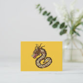 ドラゴン中国のアート 名刺 (スタンド正面)