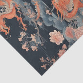 ドラゴン中国のオリエンタルダークシノワセ 薄葉紙 (詳細)