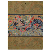 ドラゴン中国のシンボルアンティークアジア クリップボード (裏面)