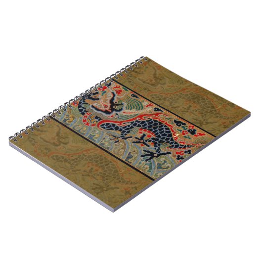 ドラゴン中国のシンボルアンティークアジア ノートブック (左側)