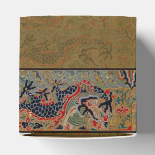 ドラゴン中国のシンボルアンティークアジア フェイバーボックス (上部)