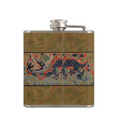 ドラゴン中国のシンボルアンティークアジア フラスク (裏面)