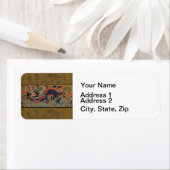 ドラゴン中国のシンボルアンティークアジア ラベル (インサイチュ)