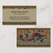 ドラゴン中国のシンボルアンティークアジア 名刺 (正面/裏面)