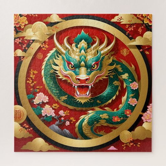 ドラゴン中国のパズル ジグソーパズル (縦)