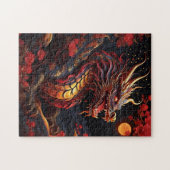 ドラゴン中国のパズル – 神話アジアのジグソー ジグソーパズル (横)