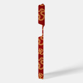 ドラゴン中国のパターン辰年2024 iPhoneケース (右側面)