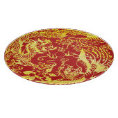 ドラゴン中国のフェ結婚ニックスのロゴ カッティングボード (角)