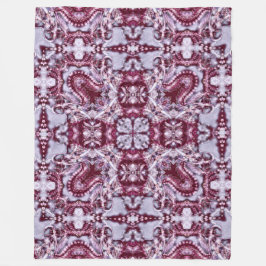 ドラゴン中国のホログラム曼荼羅 フリースブランケット