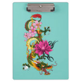 ドラゴン中国のロータスさくらんぼ クリップボード (正面)