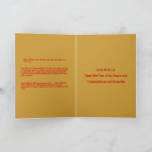 ドラゴン中国の星占いカード シーズンカード (内部)