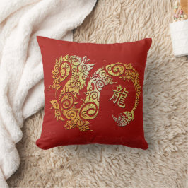 ドラゴン中国の〔占星術の〕十二宮図占星術コンステレーションサイン クッション