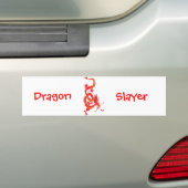 ドラゴン中国の/新年 バンパーステッカー (車上)