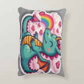 ドラゴン予測できなデライト枕カバー アクセントクッション (裏面(縦))