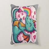 ドラゴン予測できなデライト枕カバー アクセントクッション (正面(垂直))