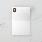 ドラゴン付きクリスマスカードリース シーズンカード (内部)