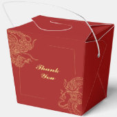 ドラゴン伝統的フェニックス中国のレッド フェイバーボックス (裏面)