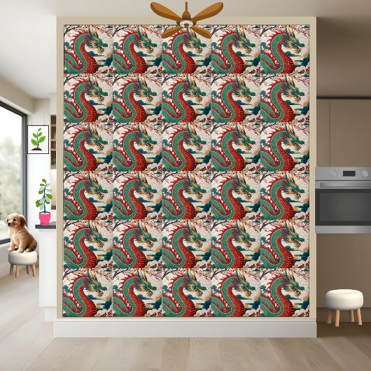 ドラゴン伝統的中国の中華瓦 タイル