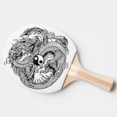 ドラゴン保持陰陽 卓球ラケット (横)