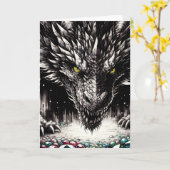 ドラゴン保護の宝「ハッピーバースデー!」 カード (黄色い花)