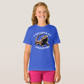 "ドラゴン信じてる"とヒゲドラゴン Tシャツ (正面フル)