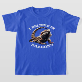 "ドラゴン信じてる"とヒゲドラゴン Tシャツ