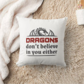 ドラゴン信じもお前には クッション (ブランケット)