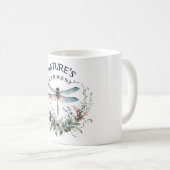 ドラゴン前向きフライ肯定 コーヒーマグカップ (正面右)