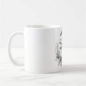 ドラゴン前向きフライ肯定 コーヒーマグカップ (左)