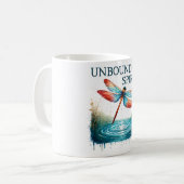ドラゴン前向きフライ肯定 コーヒーマグカップ (正面左)