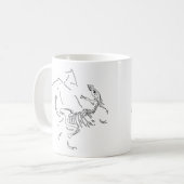 ドラゴン化石 コーヒーマグカップ (正面左)