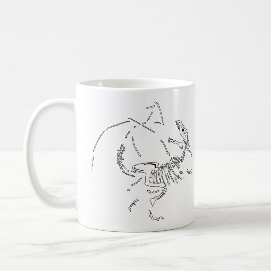 ドラゴン化石 コーヒーマグカップ (左)